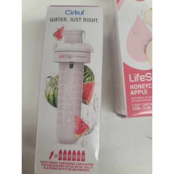 Cirkul Flavor Cartridge Watermelon Honeycrisp Apple Sip Zero Calorie - Picture 4 of 4